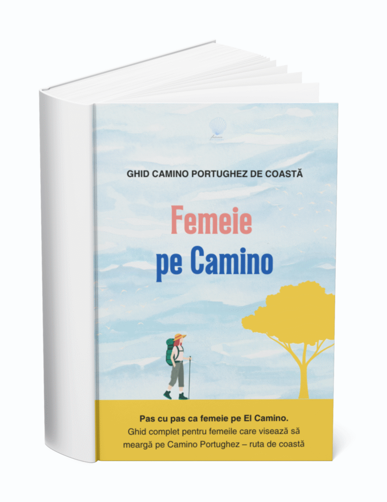 Coperta tip carte Ghid Femeie pe Camino Portughez de coastă